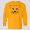 (5400b) Heavy Cotton Youth Long Sleeve T-Shirt Thumbnail