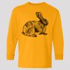 (5400b) Heavy Cotton Youth Long Sleeve T-Shirt Thumbnail