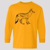 (5400b) Heavy Cotton Youth Long Sleeve T-Shirt Thumbnail