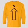 (5400b) Heavy Cotton Youth Long Sleeve T-Shirt Thumbnail