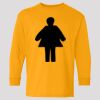 (5400b) Heavy Cotton Youth Long Sleeve T-Shirt Thumbnail