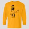 (5400b) Heavy Cotton Youth Long Sleeve T-Shirt Thumbnail