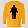 (5400b) Heavy Cotton Youth Long Sleeve T-Shirt Thumbnail