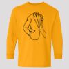 (5400b) Heavy Cotton Youth Long Sleeve T-Shirt Thumbnail