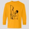 (5400b) Heavy Cotton Youth Long Sleeve T-Shirt Thumbnail