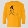 (5400b) Heavy Cotton Youth Long Sleeve T-Shirt Thumbnail