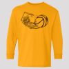 (5400b) Heavy Cotton Youth Long Sleeve T-Shirt Thumbnail