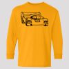 (5400b) Heavy Cotton Youth Long Sleeve T-Shirt Thumbnail