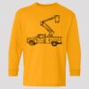 (5400b) Heavy Cotton Youth Long Sleeve T-Shirt Thumbnail