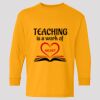 (5400b) Heavy Cotton Youth Long Sleeve T-Shirt Thumbnail