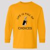 (5400b) Heavy Cotton Youth Long Sleeve T-Shirt Thumbnail
